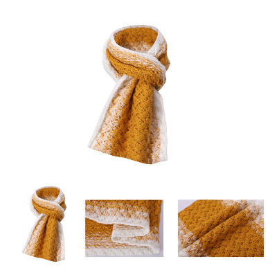 Custom Recycle Ladies Knitted Scarf Wholesale winter Warm Scarf knitted scarf From Chinese factory