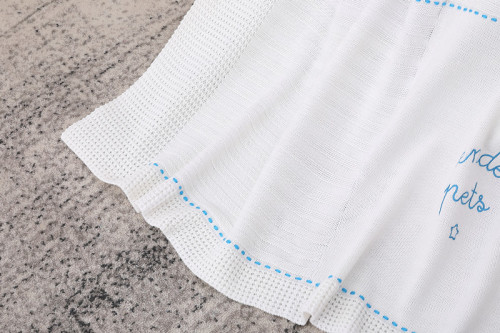 WholesaleToddler Decken Bio gestrickte süße Muster Babydecken für Jungen und Mädchen