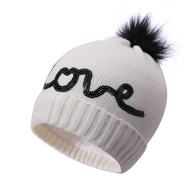 Custom knitted double Layer beanie hat Fleece Warm linning beanie hats with Embroidery wholesale