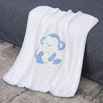 Organic Soft & Skin-perfect Knitted Baby Blanket Wholesale for Boys and Girls