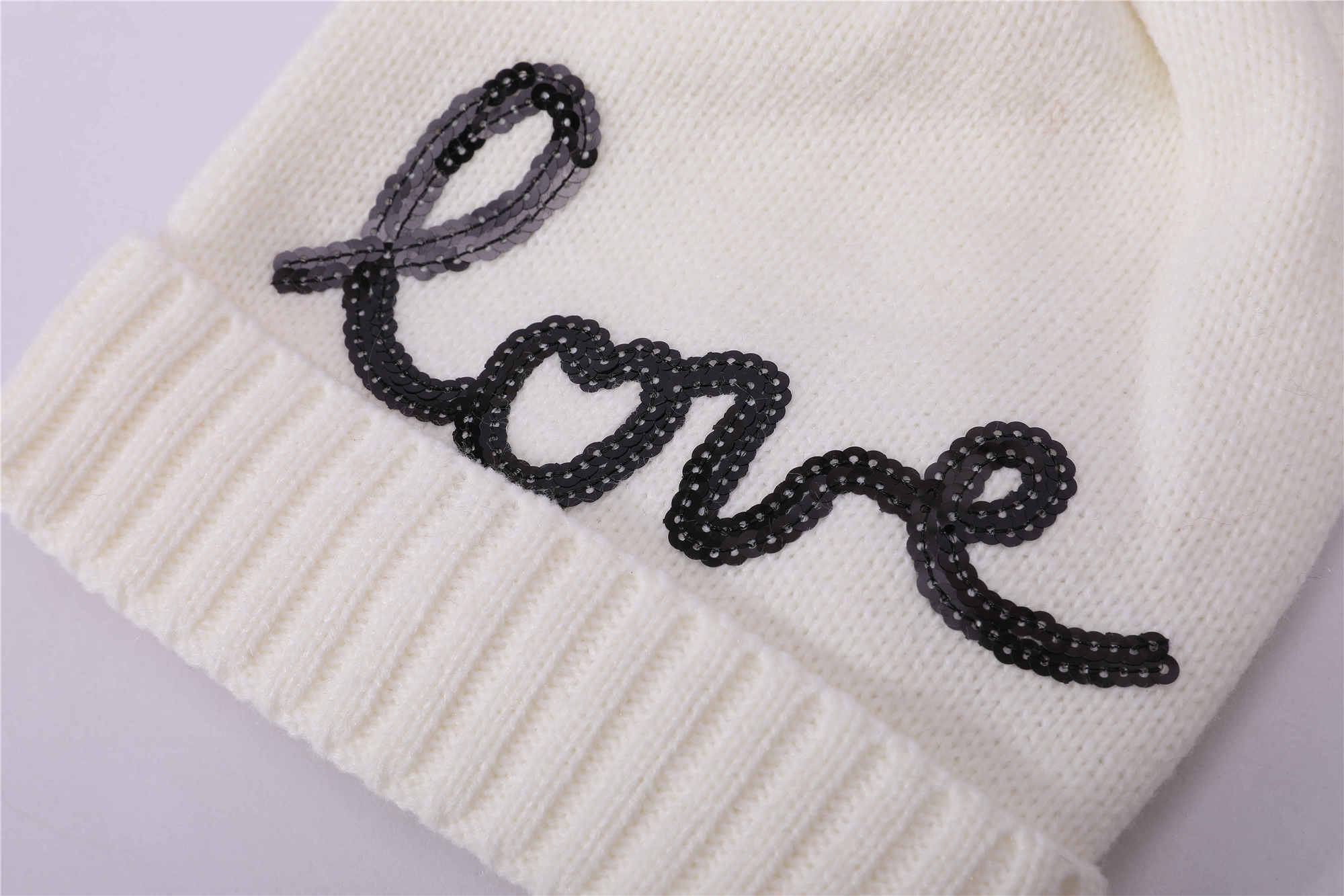 beanie hats with Embroidery