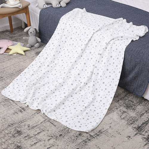 Baby Knitted Blanket Wholesale Toddler Recyclable Blankets Newborn Knit Blanket for Boys and Girls