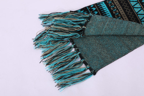 OEM оптовая переработка простой узор для вязания шарфа