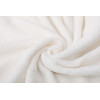 Manta de bebé tejida reciclable de vellón de franela blanca al por mayor para todas las estaciones para niñas y niños