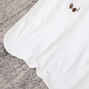 Venta al por mayor de punto bebé Recyclabel manta suave Minky Swaddle Reversible Unisex infantil recién nacido regalo