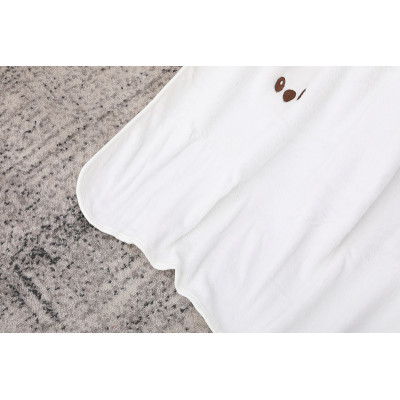 Wholesale Knitted Baby Recyclabel Blanket Soft Minky Swaddle Reversible Unisex Infant New Born Gift