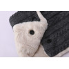 Wholesale Warm Fleece Lined Scarf recycle mens knitted scarf winter warm scarf from China factory