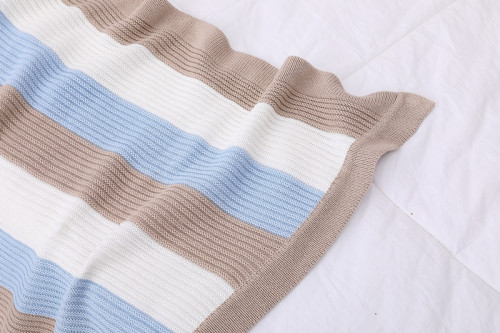 Вязаное детское органическое одеяло с запахом для пеленания, теплые оптовые одеяла для коляски для новорожденных или младенцев