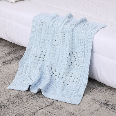 Knitted Baby Blanket baby warm knitted Swaddle Wholesale Stroller Blankets for Newborn or Infant