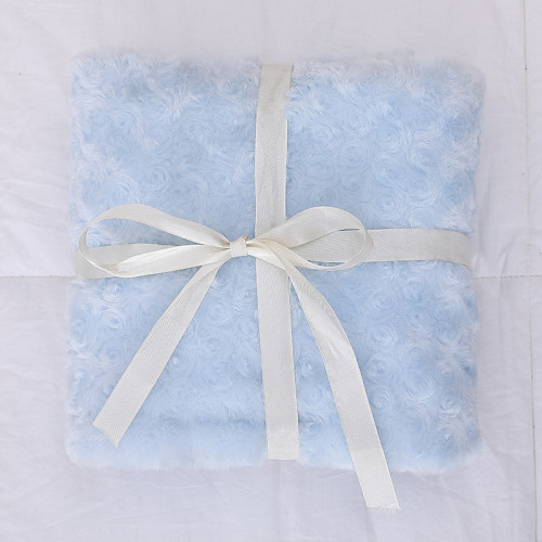Blue Chenille Soft Kintted Оптовое детское одеяло Premium Cozy для максимального комфорта