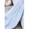 Blue Chenille Antibacterial Knitted Baby Blanket Wholesale From Chinese Supplier
