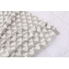Plush Brown Heart pattern warm fannel throw blanket for baby hot sale Knitted Baby Throw Blanket