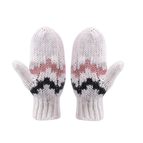 Großhandel Anti-Pilling fingerlose Handschuhe Strickmuster mit Lurex