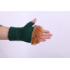 Los guantes sin dedos al por mayor del OEM reciclan los guantes hechos punto