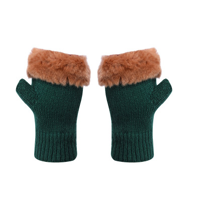 Les gants sans doigts OEM de gros recyclent les gants tricotés