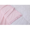 Gestrickte Babydecken Großhandel Doppelschichtige gepunktete Rückseite mit Satin kuschelig bedruckte Decke