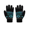 Los guantes hechos punto al por mayor del OEM con los dedos reciclan los guantes del invierno