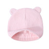 Commerce de gros filles tricoté chapeaux infantile nouveau-né enfant en bas âge mignon oreillette bonnet