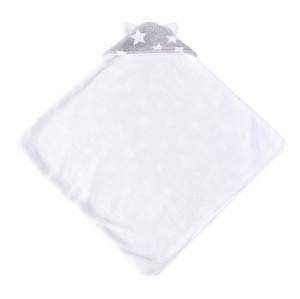 Mantas de bebé tejidas reciclables de doble capa polar con manta impresa estrella al por mayor