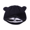 Оптовые трикотажные детские шапки для новорожденных, очаровательные хлопковые шапочки с ушками медведя