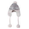 Custom ladies knitted  Beanie wholesale anti-pilling Hat Winter Ear Flap Pom Pom Cap