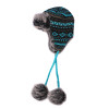 OEM dames tricoté Earflap gros chapeau fausse fourrure tricot chapeau chaud neige ski trappeur chapeau anti-boulochage