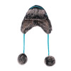 OEM dames tricoté Earflap gros chapeau fausse fourrure tricot chapeau chaud neige ski trappeur chapeau anti-boulochage