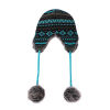 OEM dames tricoté Earflap gros chapeau fausse fourrure tricot chapeau chaud neige ski trappeur chapeau anti-boulochage