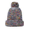 OEM dames tricoté hiver tricoté en gros chapeau bonnet pom pom bonnet épais chaud anti-boulochage chapeau