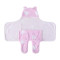 Wholesale Cute Newborn Knitted Anti-pilling Baby Sleeping Bag Plush Swaddle with printed heart