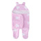 Wholesale Cute Newborn Knitted Anti-pilling Baby Sleeping Bag Plush Swaddle with printed heart