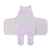 Изготовленный на заказ милый новорожденный вязаный перерабатываемый детский спальный мешок оптом сладкий пеленать с флисовой шерпой