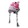 Los accesorios del ODM venden al por mayor los guantes hechos punto de la bufanda del sombrero del bebé fijados con el modelo de la cebra
