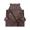 OEM Baby Blankets Recyclable Wholesale Flannel Fleece with hood,cute design with bear face