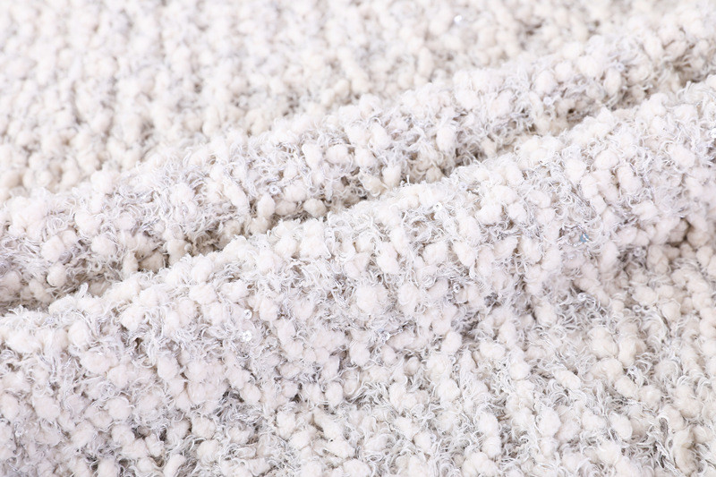 Fluffy Chenille Knitted throw blanket 