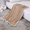 Wholesale Sherpa Baby Blanket Fluffy Brown Neutral Squirrel Pattern Recyclable Blanket from China