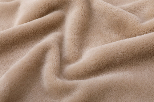 Großhandel Sherpa Babydecke, flauschige braune neutrale Eichhörnchen Muster recycelbare Decke
