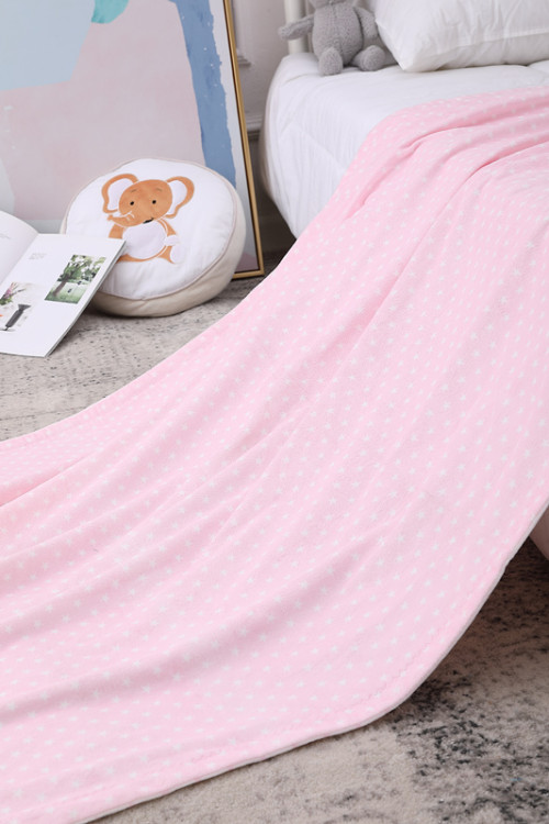 Вязаное детское одеяло со звездным рисунком оптом супер мягкое и идеальное для кожи