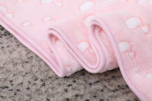 OEM милое фланелевое оптовое повторно используемое одеяло для девочки, печатный рисунок с лебедем