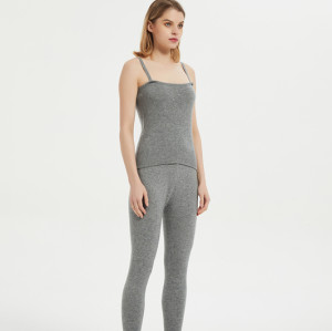 Super Soft Women's 100% Cashmere Knitted Tank Top Pajamas Nightwear Sleepwear Wholesaler from China