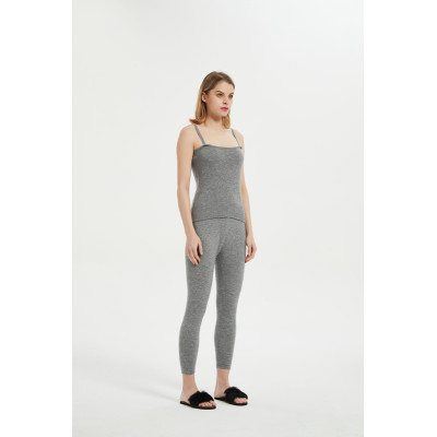 Super Soft Women's 100% Cashmere Knitted Tank Top Pajamas Nightwear Sleepwear Wholesaler from China