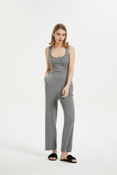 OEM Design Pure Cashmere Sleepwear Women's Fit Knitted Cashmere Pajamas Manufacturer from China