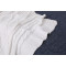 Wholesale Premium 100% Organic Cotton Knitted Baby Blanket White Texture Knitted Blanket from China