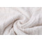 Wholesale Premium 100% Organic Cotton Knitted Baby Blanket White Texture Knitted Blanket from China