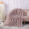 Wholesale Super Cozy 100% Ployester Recyclable Knit Blanket knitted throw blanket from China