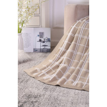 Wholesale Sherpa Fleece Blanket OEM Super Soft Recyclable Knit Blanket Fuzzy Extra Warm Blanket