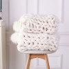 Wholesale Chunky Knitted Blanket weighted chunky blanket Hand Made knitted chunky Blanket from China