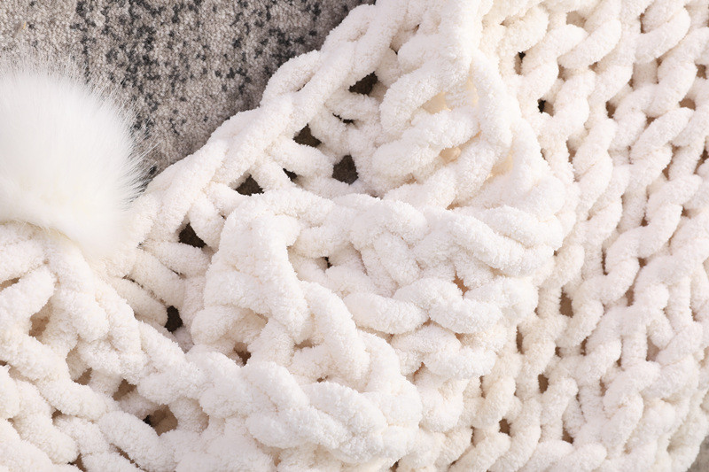 Chunky Knitted Blanket