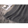 OEM Handmade Chunky Knitted Weighted Throw Blanket Wholsale Knitted Blanket Throw for Sleeping