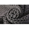 OEM Handmade Chunky Knitted Weighted Throw Blanket Wholsale Knitted Blanket Throw for Sleeping